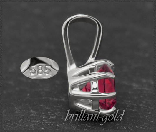 Anhänger mit rotem 1,43ct Rubin, 585 Gold